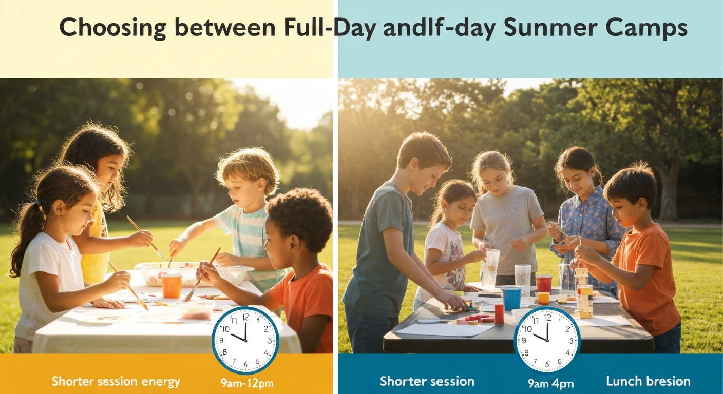 Full Day vs Half Day Summer Camps — Which Is Right for Your Family?