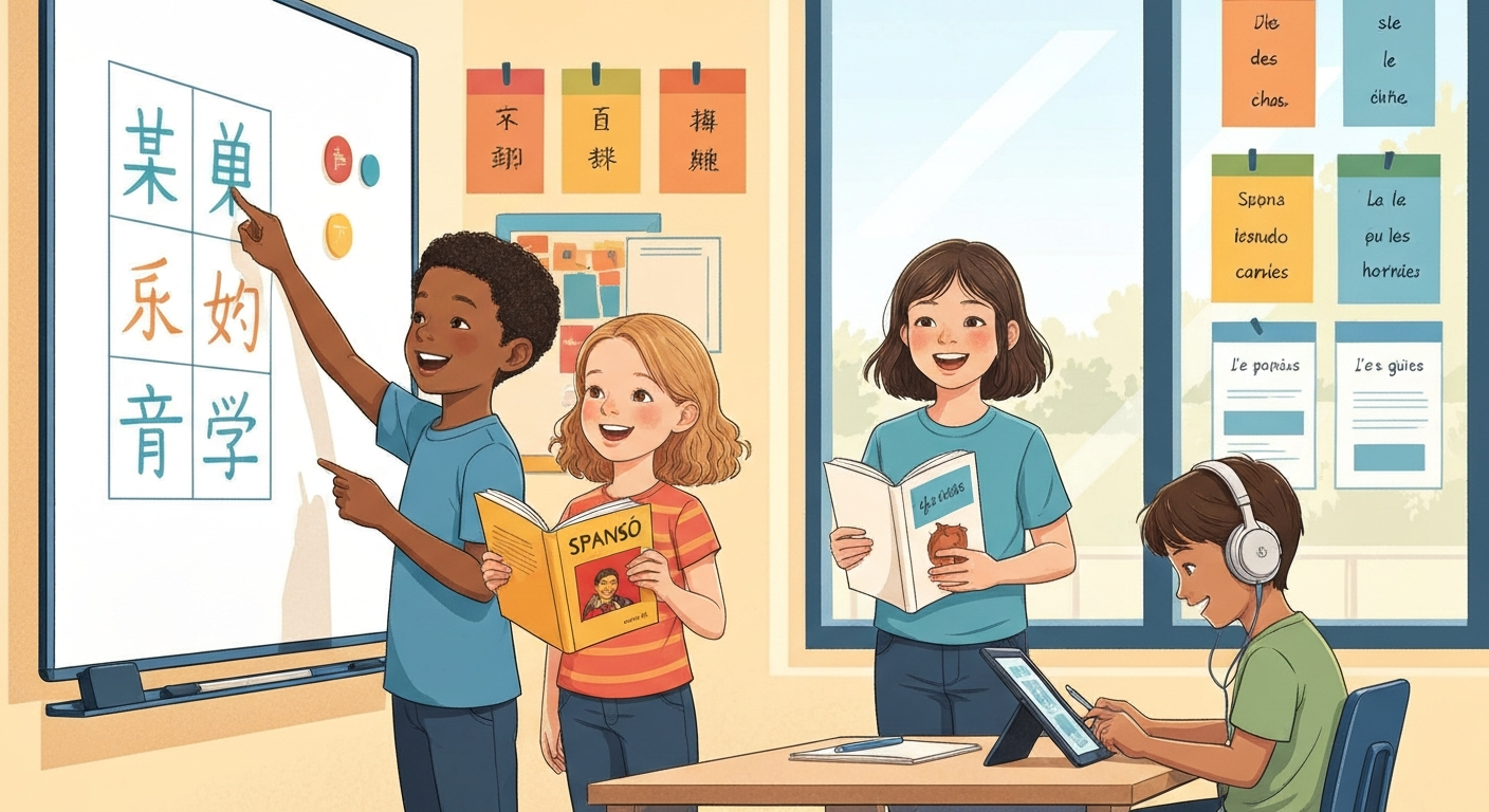 Language Classes for Kids in Bay Area — Complete Guide (Mandarin, Spanish, French)